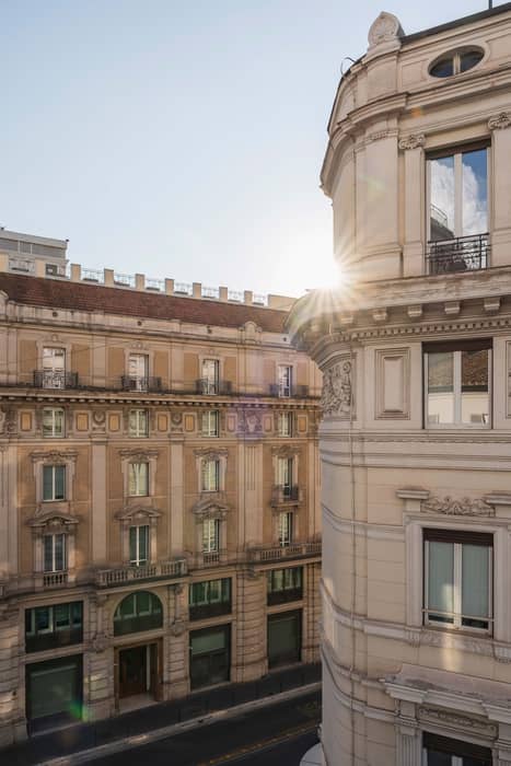Vista esterna di Casa Guttmann a Roma